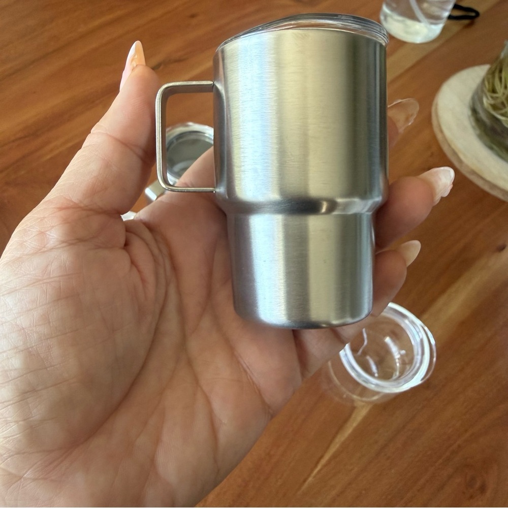 Set of 6 Mini 3oz Tumbler Shot Glasses w/ Lids & Straws - Picture 5 of 8